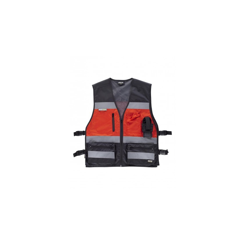 CHALECO ALTA VISIBILIDAD COMBINADO TEJIDO OXFORD MOD C3602
