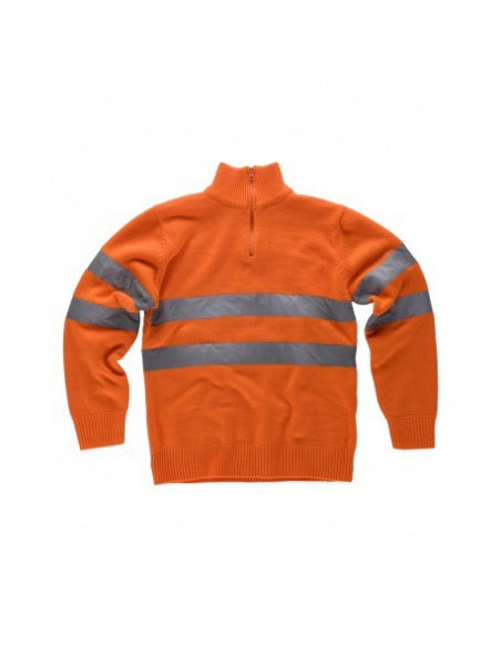 JERSEY ALTA VISIBILIDAD MEDIA CREMALLERA MOD C5508