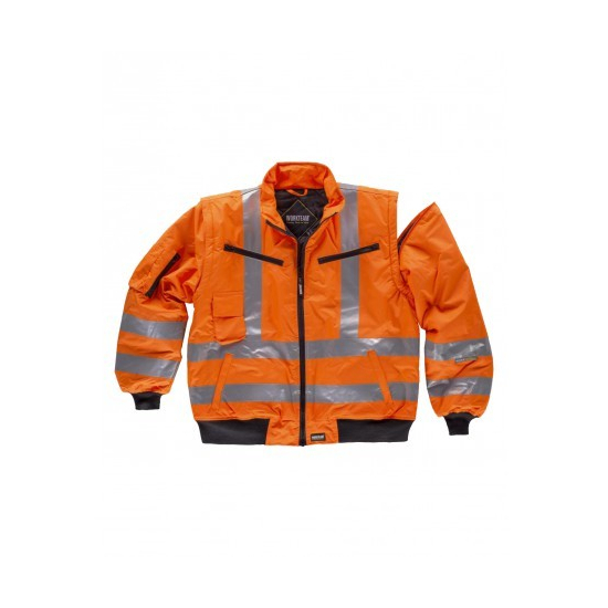 CHAQUETA PILOTO ALTA VISIBILIDAD ACOLCHADA IMPERMEABLE MOD C3720