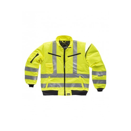 CHAQUETA PILOTO ALTA VISIBILIDAD ACOLCHADA IMPERMEABLE MOD C3720 2