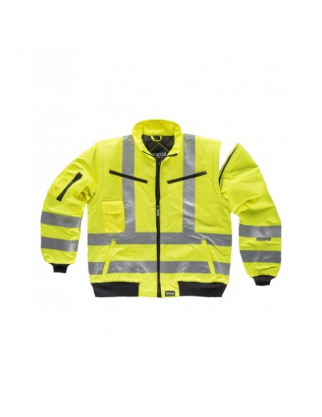 CHAQUETA PILOTO ALTA VISIBILIDAD ACOLCHADA IMPERMEABLE MOD C3720