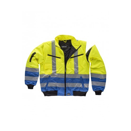CHAQUETA PILOTO ALTA VISIBILIDAD DESMONTABLE MOD C3740 2