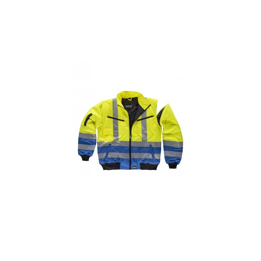 CHAQUETA PILOTO ALTA VISIBILIDAD DESMONTABLE MOD C3740