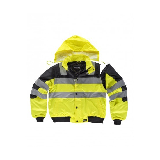 CHAQUETA PILOTO ALTA VISIBILIDAD ACOLCHADA IMPERMEABLE MOD C3750 2