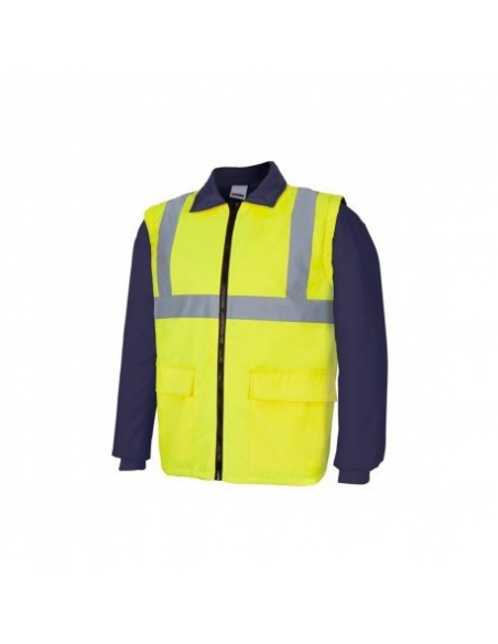 PARKA ALTA VISIBILIDAD 4 EN 1 BICOLOR MOD 306003