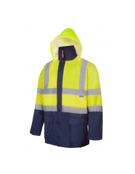 PARKA ALTA VISIBILIDAD 4 EN 1 BICOLOR MOD 306003