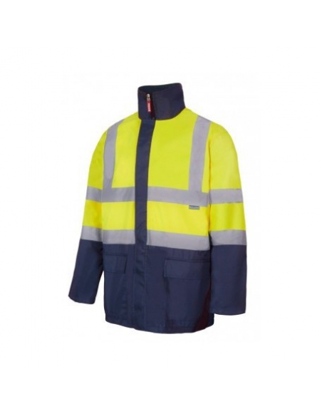 PARKA ALTA VISIBILIDAD 4 EN 1 BICOLOR MOD 306003