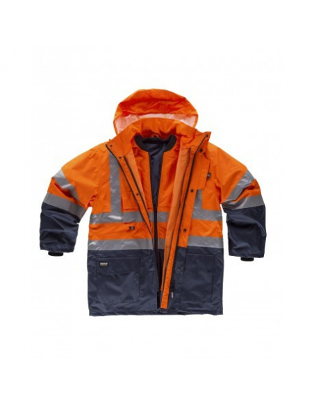 PARKA ALTA VISIBILIDAD COMBINADA 5 EN 1 TEJIDO OXFORD MOD C3735