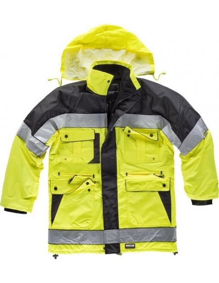 PARKA ALTA VISIBILIDAD COMBINADA ACOLCHADA MOD C3790