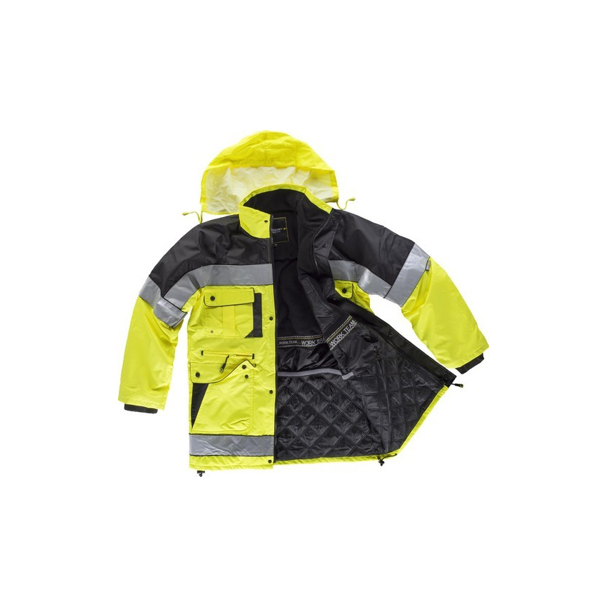 PARKA ALTA VISIBILIDAD COMBINADA ACOLCHADA MOD C3790