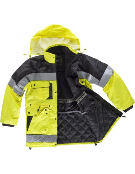 PARKA ALTA VISIBILIDAD COMBINADA ACOLCHADA MOD C3790