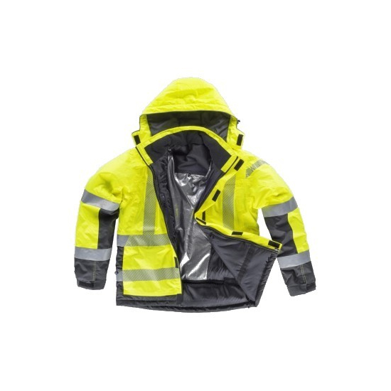 PARKA ALTA VISIBILIDAD COMBINADA ACOLCHADA MOD S9261