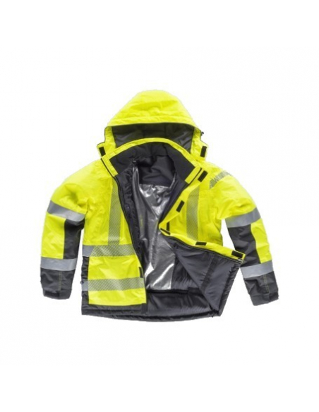 PARKA ALTA VISIBILIDAD COMBINADA ACOLCHADA MOD S9261