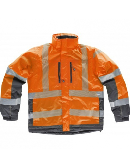 PARKA ALTA VISIBILIDAD COMBINADA ACOLCHADA MOD S9261