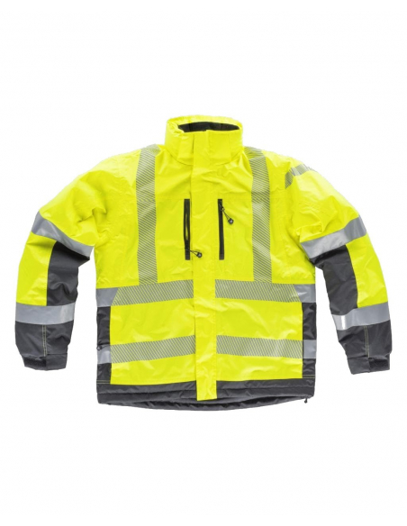 PARKA ALTA VISIBILIDAD COMBINADA ACOLCHADA MOD S9261