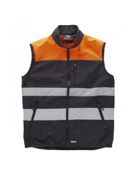 CHALECO ALTA VISIBILIDAD WORKSHELL COMBINADO MOD C2921