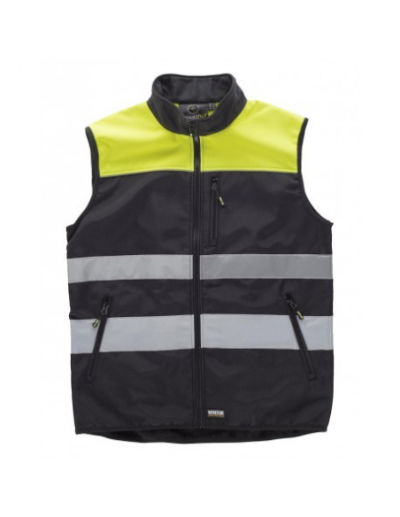 CHALECO ALTA VISIBILIDAD WORKSHELL COMBINADO MOD C2921