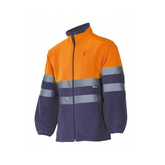 CHAQUETA POLAR ALTA VISIBILIDAD BICOLOR MOD 183