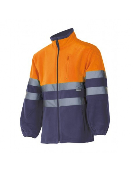 CHAQUETA POLAR ALTA VISIBILIDAD BICOLOR MOD 183