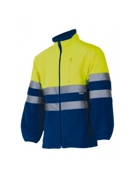 CHAQUETA POLAR ALTA VISIBILIDAD BICOLOR MOD 183