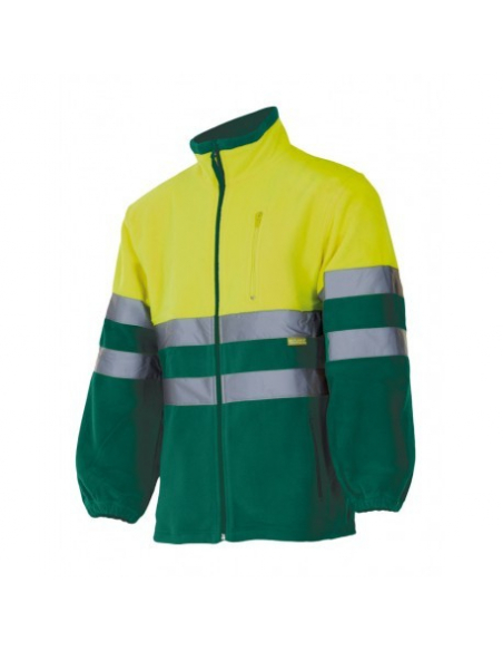 CHAQUETA POLAR ALTA VISIBILIDAD BICOLOR MOD 183