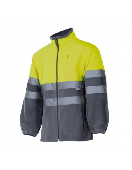 CHAQUETA POLAR ALTA VISIBILIDAD BICOLOR MOD 183