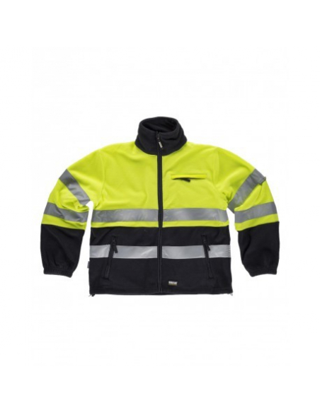 CHAQUETA POLAR ALTA VISIBILIDAD BICOLOR MOD C4025