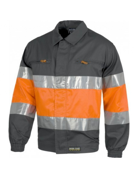 CAZADORA ALTA VISIBILIDAD CIERRE CREMALLERA C4110