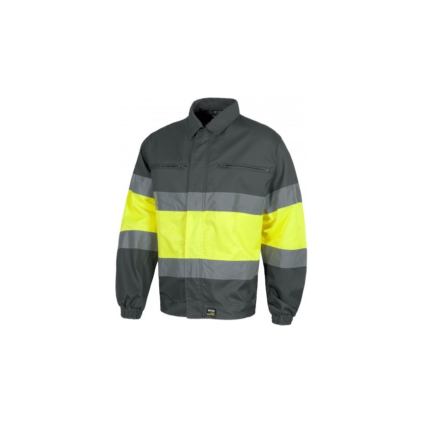 CAZADORA ALTA VISIBILIDAD CIERRE CREMALLERA C4110