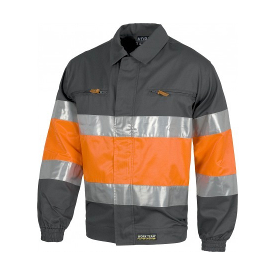 CAZADORA ALTA VISIBILIDAD CIERRE CREMALLERA C4110