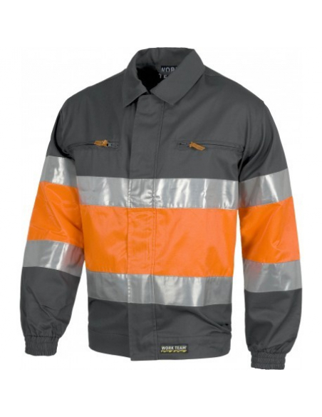 CAZADORA ALTA VISIBILIDAD CIERRE CREMALLERA C4110