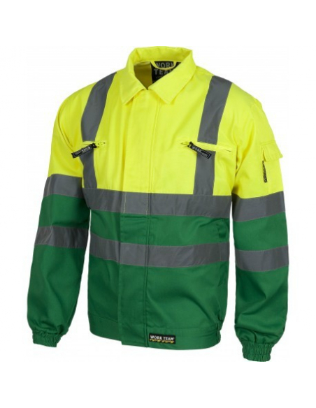 CAZADORA ALTA VISIBILIDAD CIERRE CREMALLERA C3311