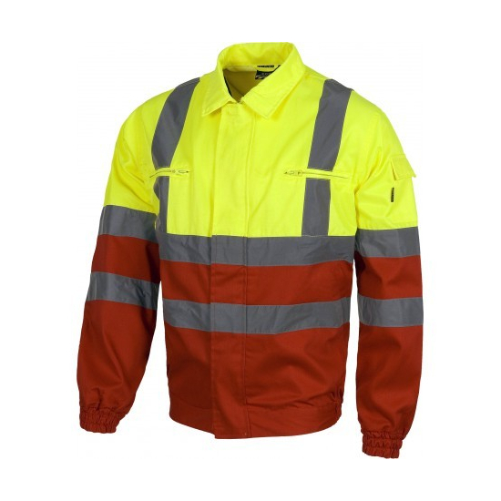 CAZADORA ALTA VISIBILIDAD CIERRE CREMALLERA C3311