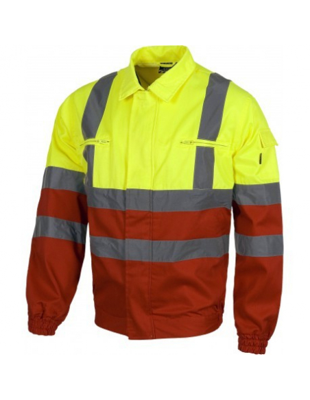 CAZADORA ALTA VISIBILIDAD CIERRE CREMALLERA C3311