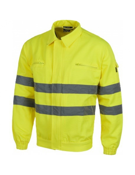 CAZADORA ALTA VISIBILIDAD CIERRE CREMALLERA C3910