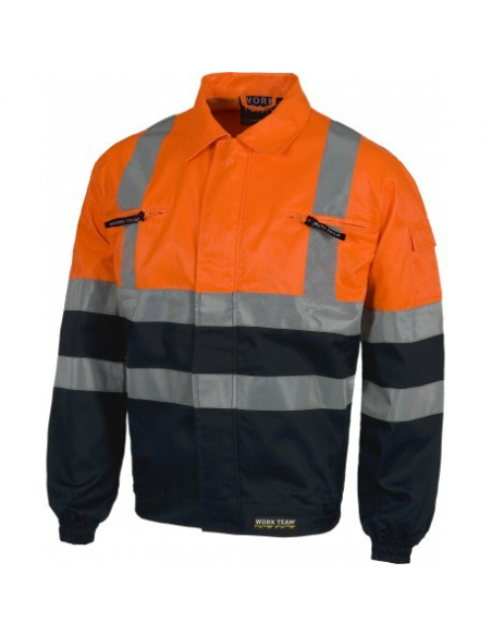 CAZADORA ALTA VISIBILIDAD CIERRE CREMALLERA C3211