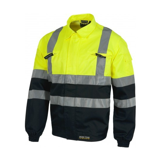 CAZADORA ALTA VISIBILIDAD CIERRE CREMALLERA C3211