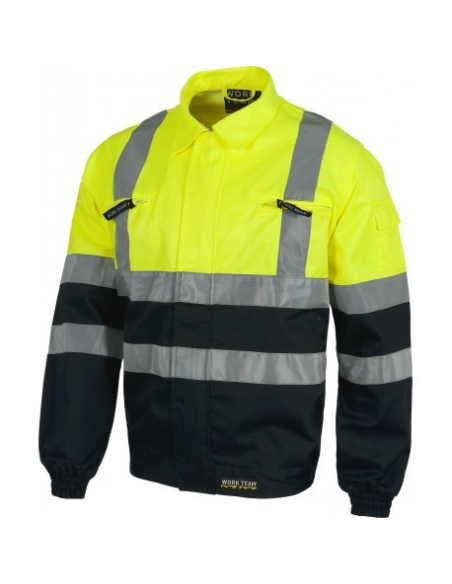 CAZADORA ALTA VISIBILIDAD CIERRE CREMALLERA C3211