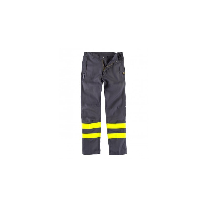 PANTALÓN CON BANDAS REFLECTANTES IGNÍFUGO ANTIESTÁTICO MOD B1494