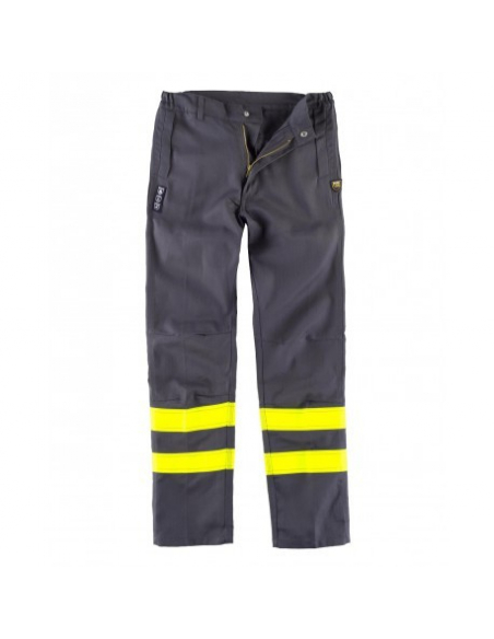 PANTALÓN CON BANDAS REFLECTANTES IGNÍFUGO ANTIESTÁTICO MOD B1494
