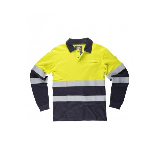 POLO MANGA LARGA ALTA VISIBILIDAD IGNÍFUGO ANTIESTÁTICO S6591