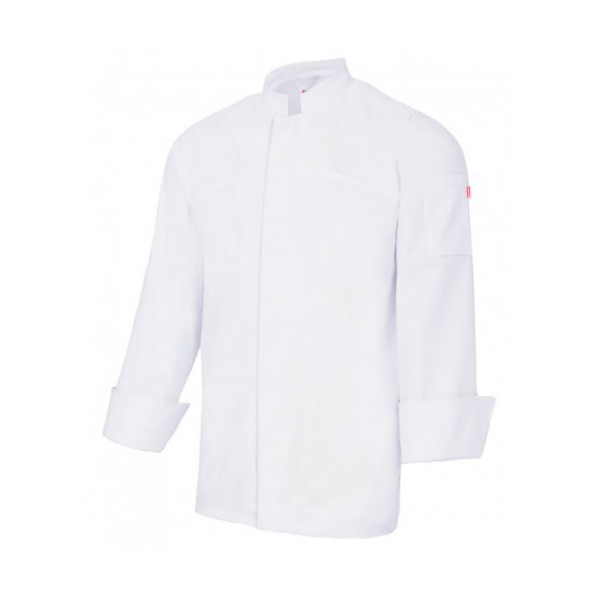 CHAQUETA COCINERO STRETCH CUELLO MAO MOD 405208S