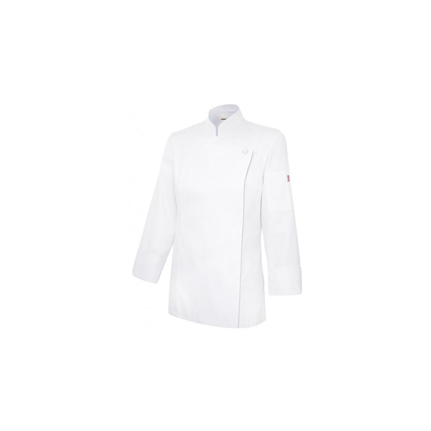 CHAQUETA COCINERA CUELLO MAO MANGA LARGA MOD 405203TC