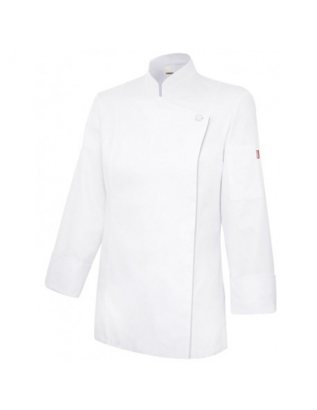 CHAQUETA COCINERA CUELLO MAO MANGA LARGA MOD 405203TC