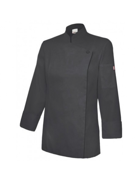 CHAQUETA COCINERA CUELLO MAO MANGA LARGA MOD 405203TC