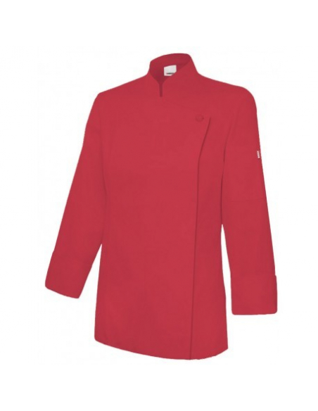 CHAQUETA COCINERA CUELLO MAO MANGA LARGA MOD 405203TC
