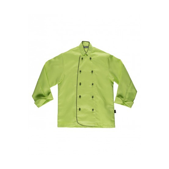 CHAQUETA COCINERO CUELLO MAO MANGA LARGA MOD B9205