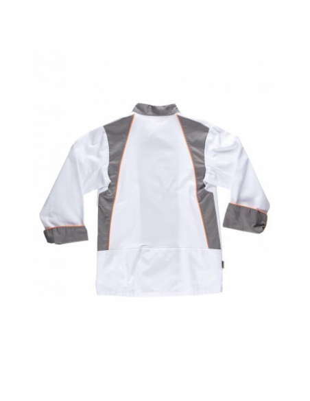 CHAQUETA COCINERO CUELLO MAO MANGA LARGA MOD B9240