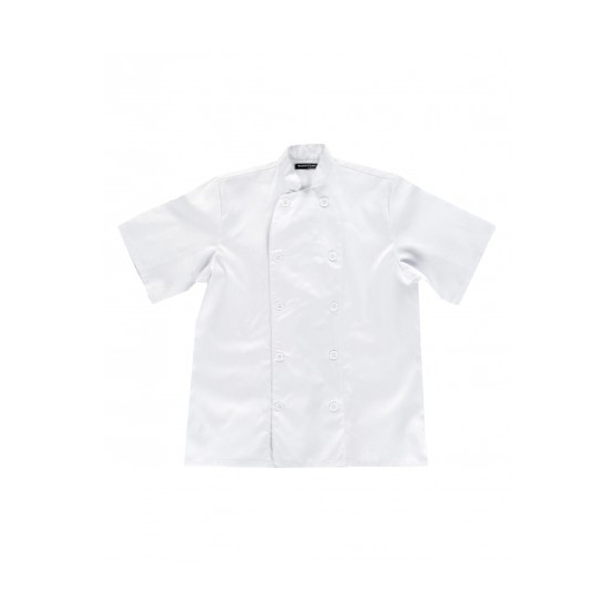 CHAQUETA COCINERO BÁSICA MANGA CORTA MOD B9001