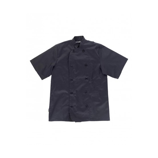 CHAQUETA COCINERO BÁSICA MANGA CORTA MOD B9001 2